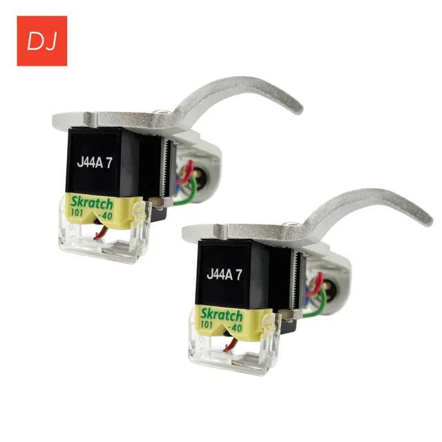 JICO OMNIA SKRATCH 101-40 pickup med headshell sølv 2-pakning