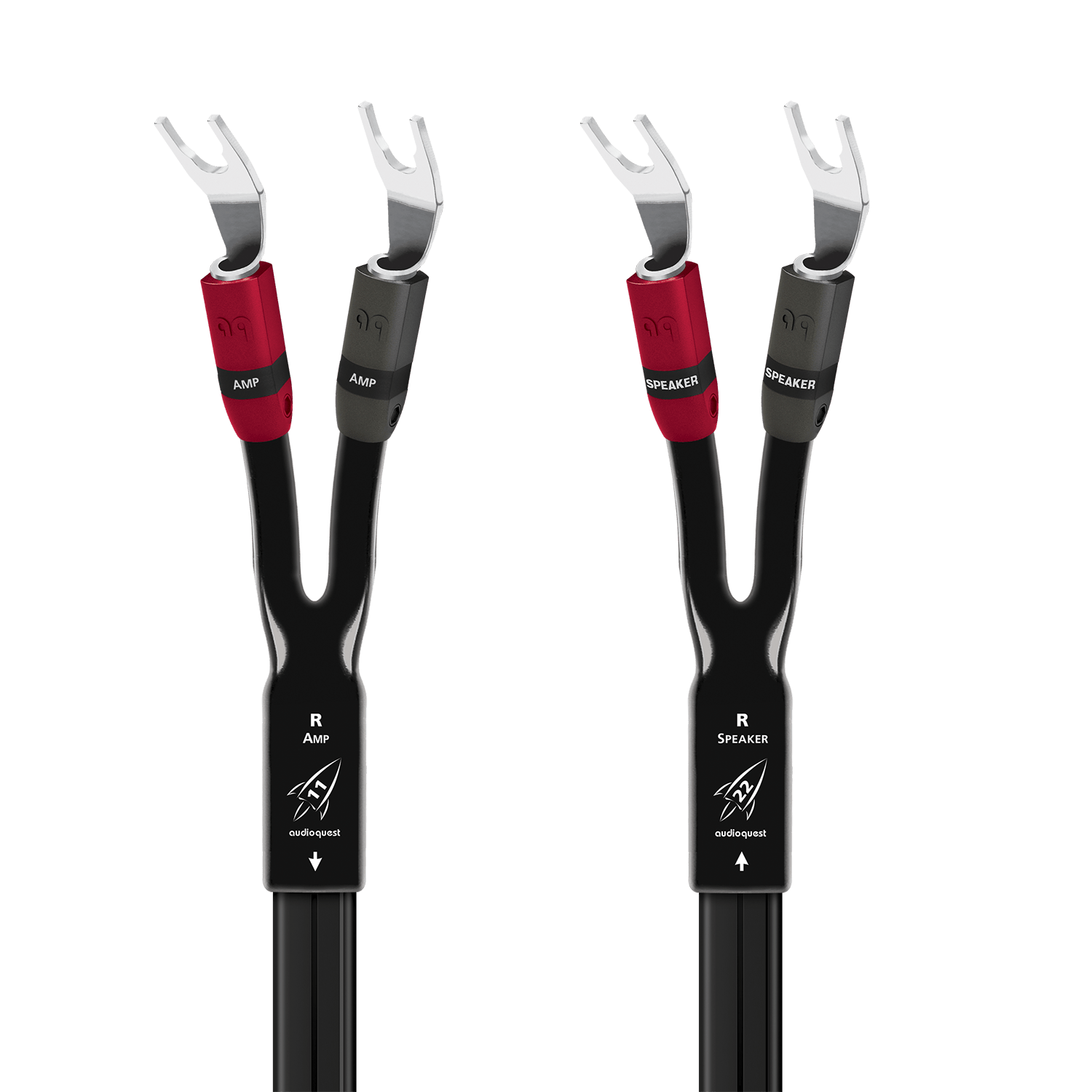 AudioQuest Rocket 11 Full-Range høyttalerkabel par LGC