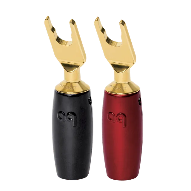 AudioQuest 507 Series kabelsko Multi-Spade sølv 4-pk