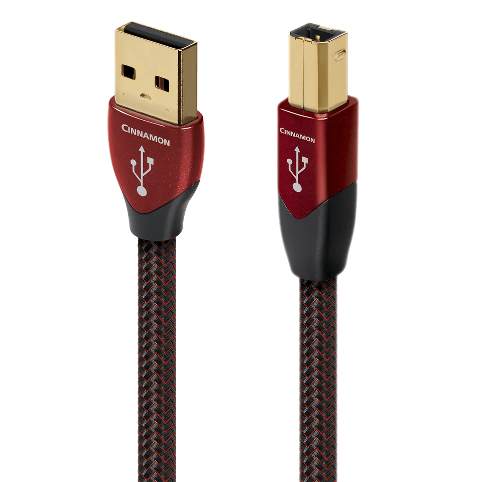 AudioQuest Cinnamon USB-kabel A-B sølv
