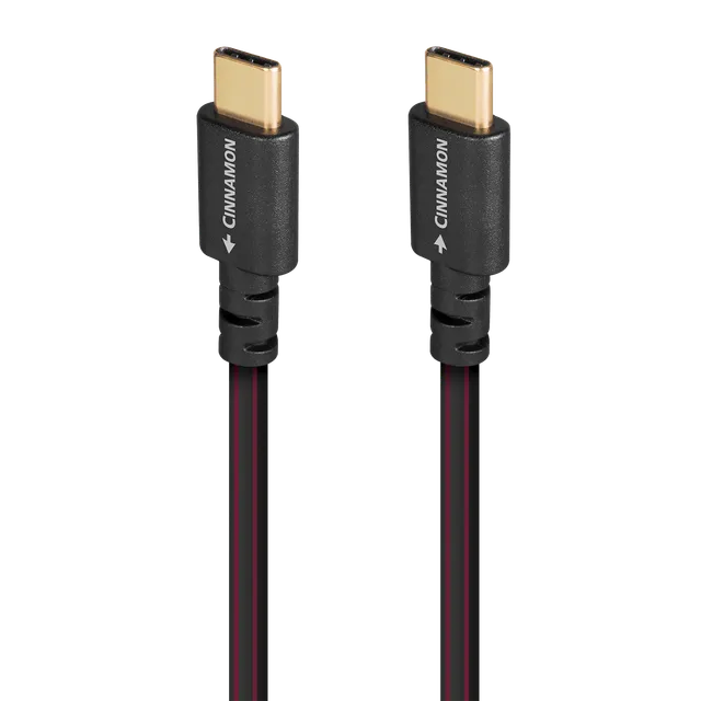 AudioQuest Cinnamon USB-C kabel C til C 1,25 % sølv
