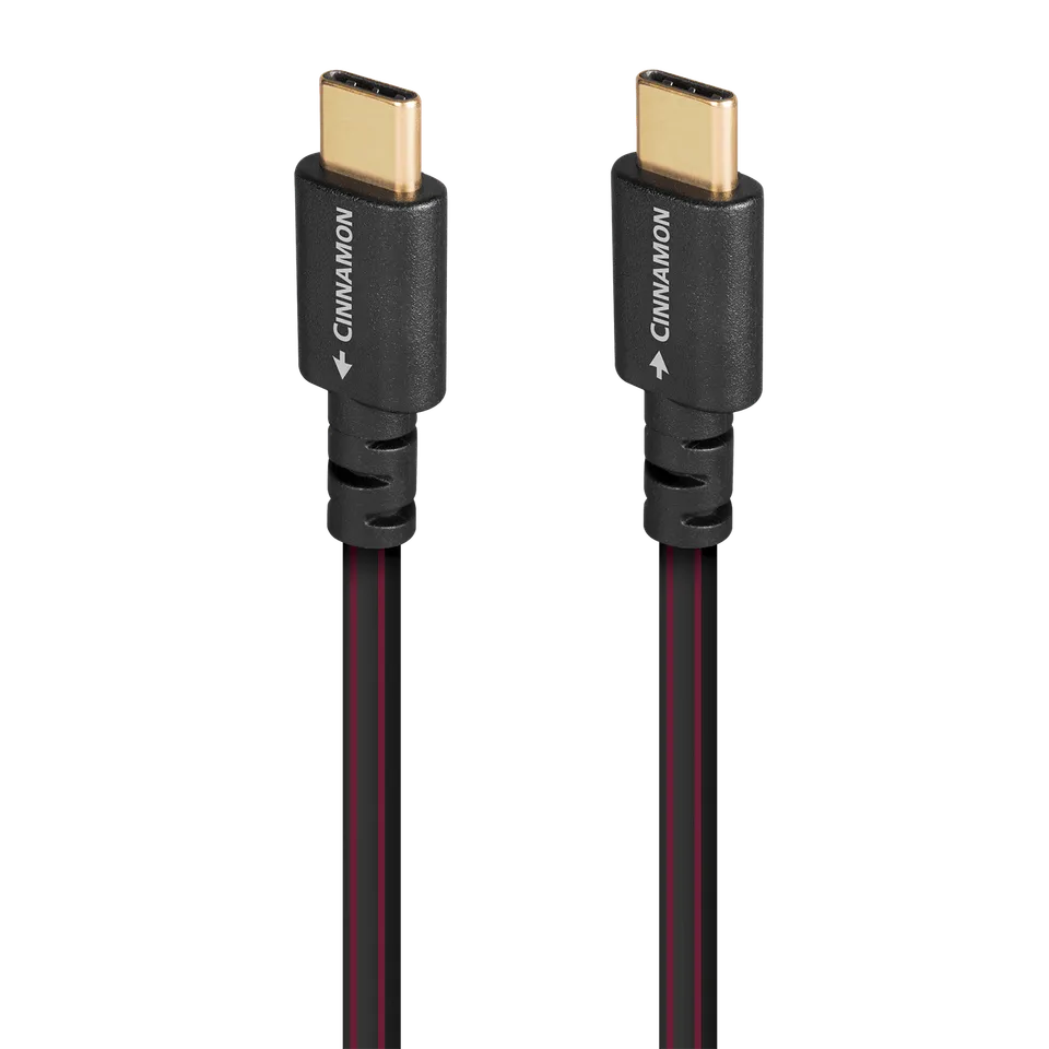 AudioQuest Cinnamon USB-C kabel C til C 1,25 % sølv