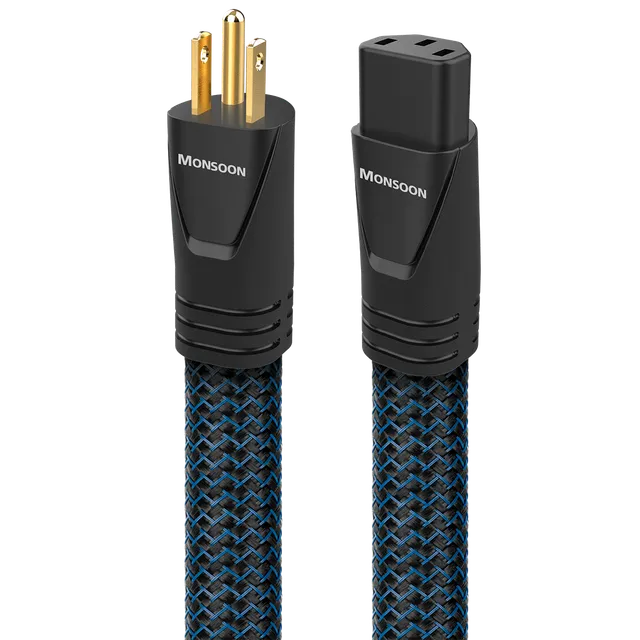 AudioQuest Monsoon strømkabel 2 m C13 Schuko skjermet