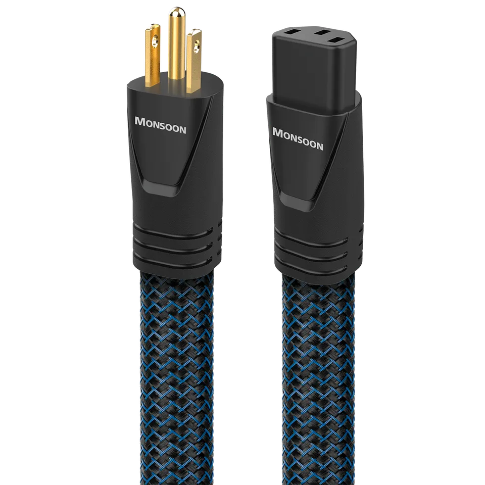 AudioQuest Monsoon strømkabel 2 m C13 Schuko skjermet