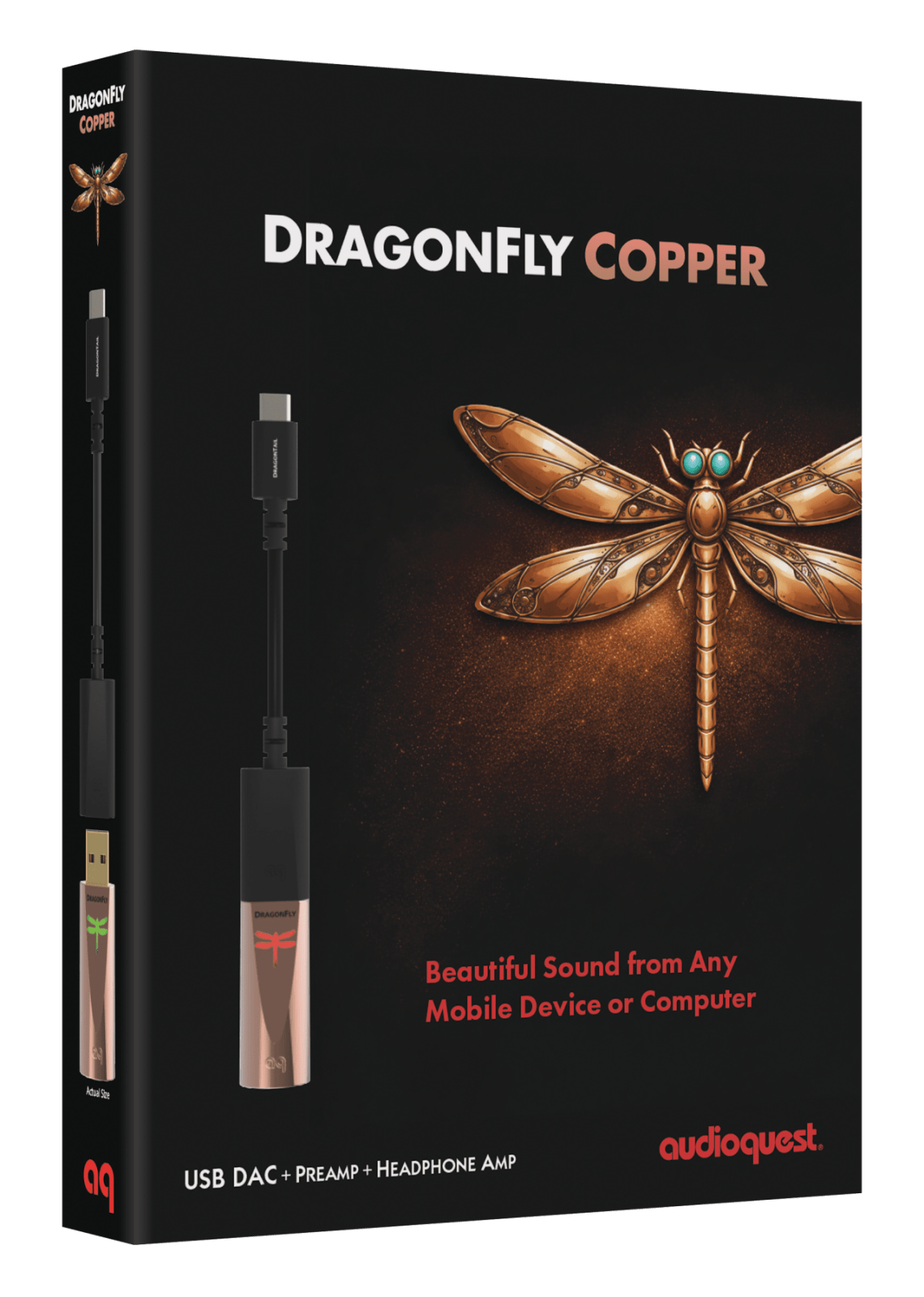 AudioQuest DragonFly Copper USB-DAC hodetelefonforsterker