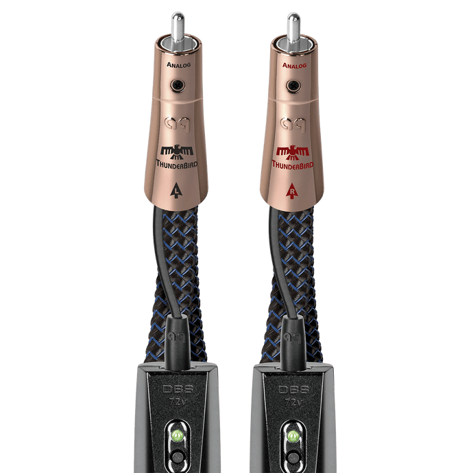 AudioQuest ThunderBird RCA signalkabel RCA-RCA PSC+ kobber