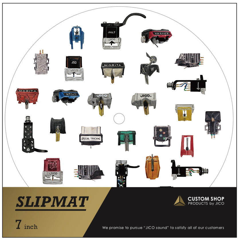 JICO Slipmat 7inch Sketch slipmatte 7 tommer