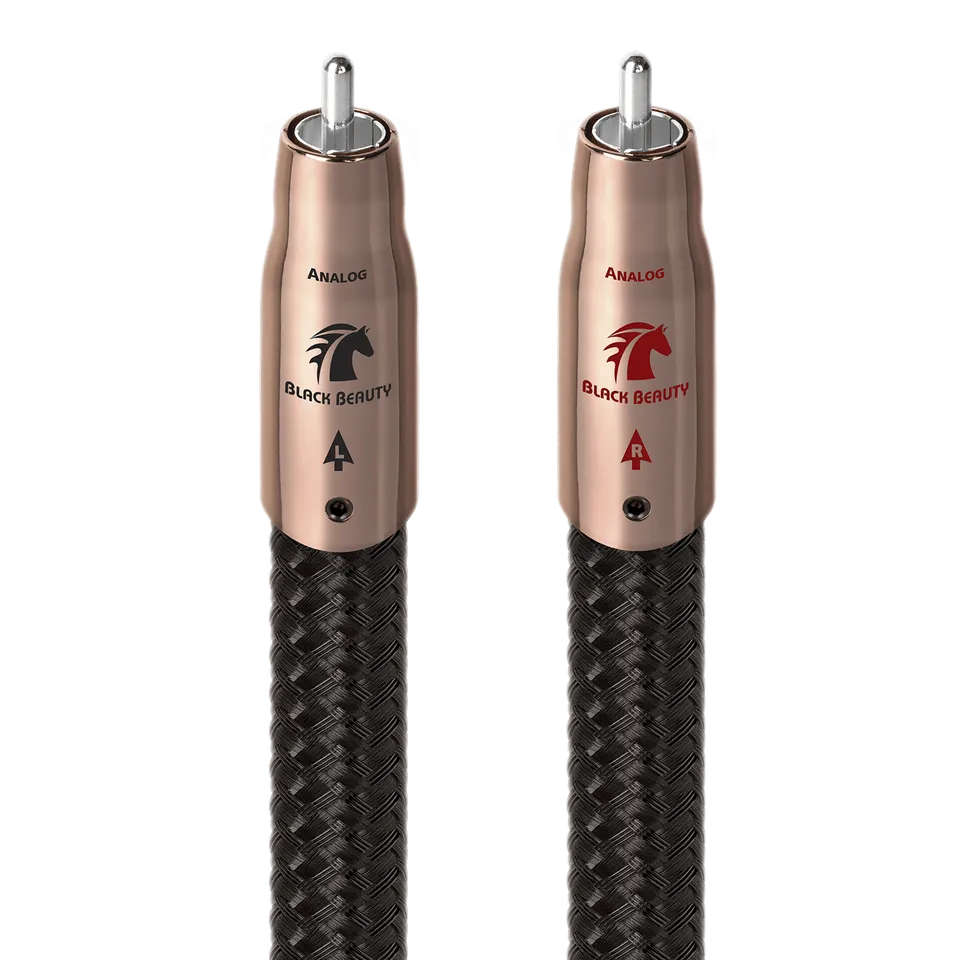 AudioQuest Black Beauty RCA-kabel RCA til RCA skjermet