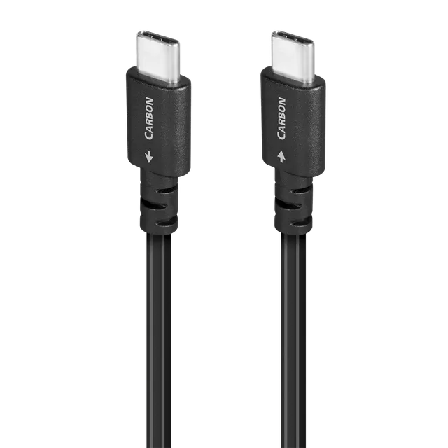 AudioQuest Carbon USB-C til USB-C kabel 0,75 m sølv