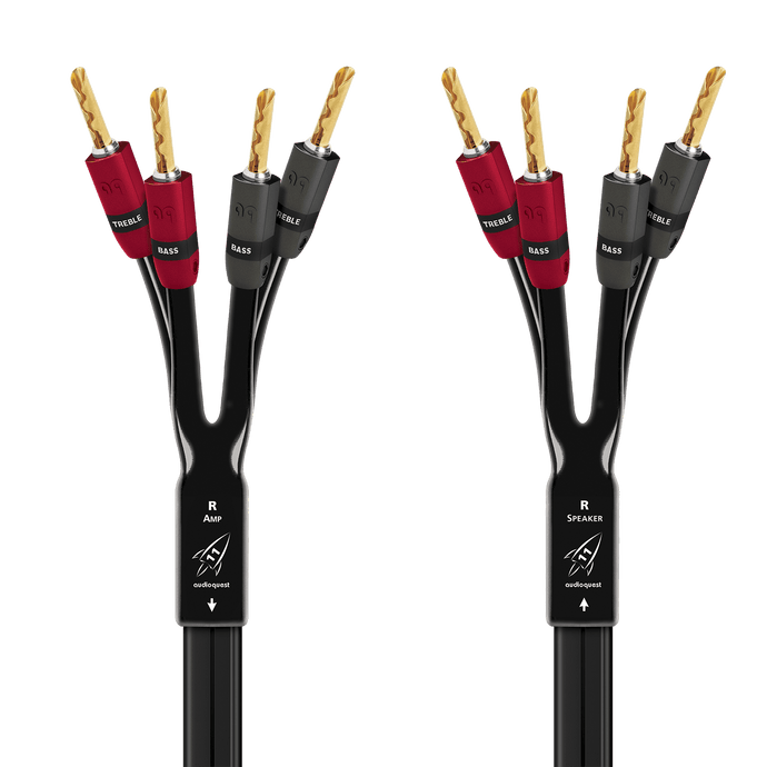 AudioQuest Rocket 11 Single BiAmp høyttalerkabel