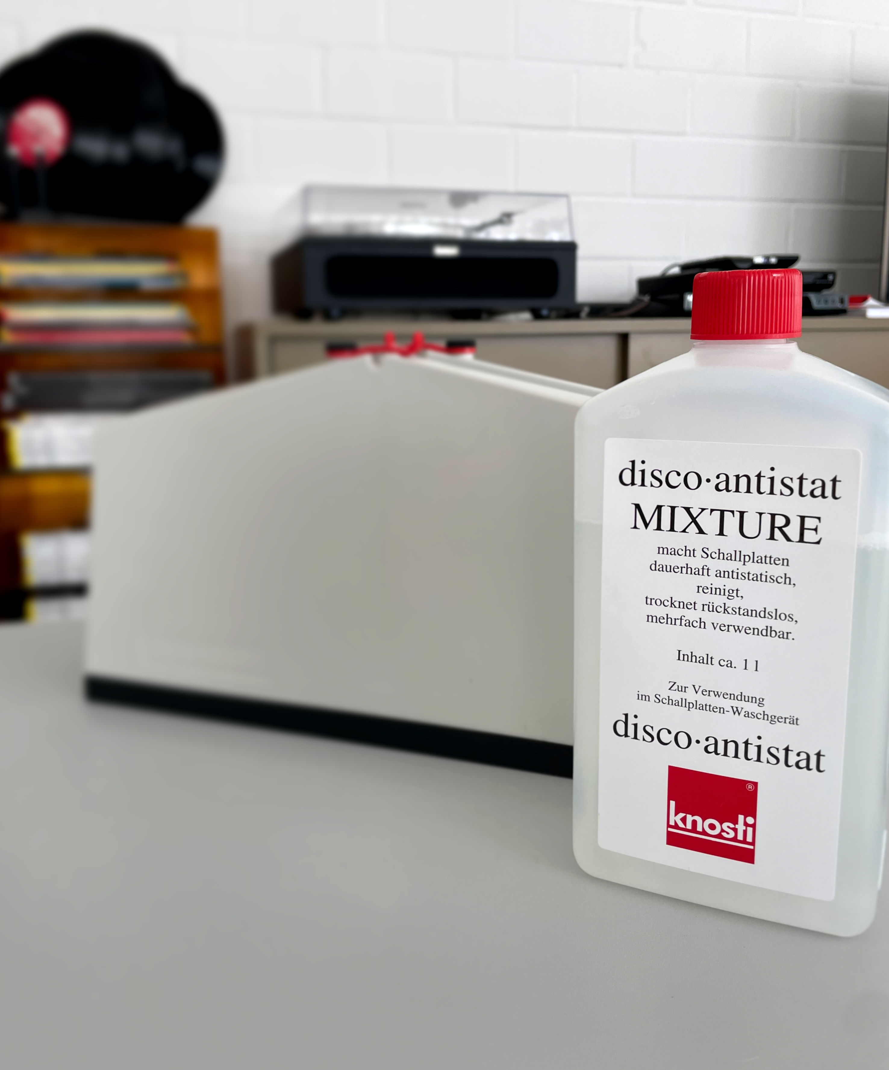 Knosti Disco-Antistat Mixture rensevæske 1 liter alkoholfri