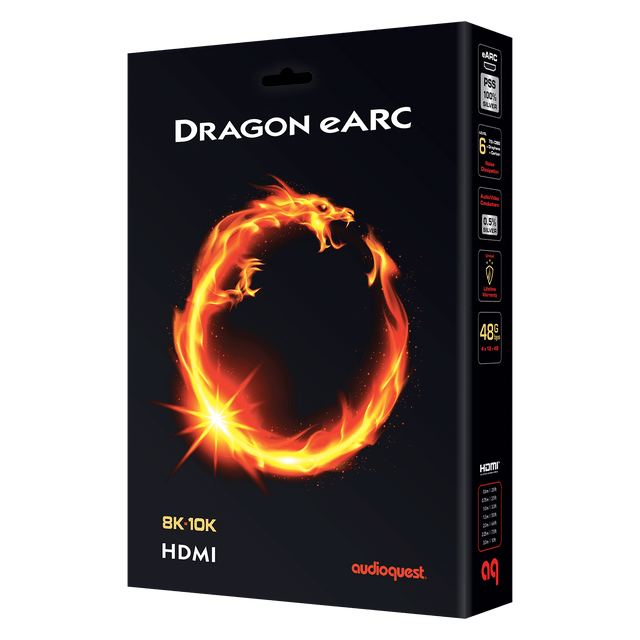 AudioQuest Dragon eARC Priority HDMI-kabel 48Gbps