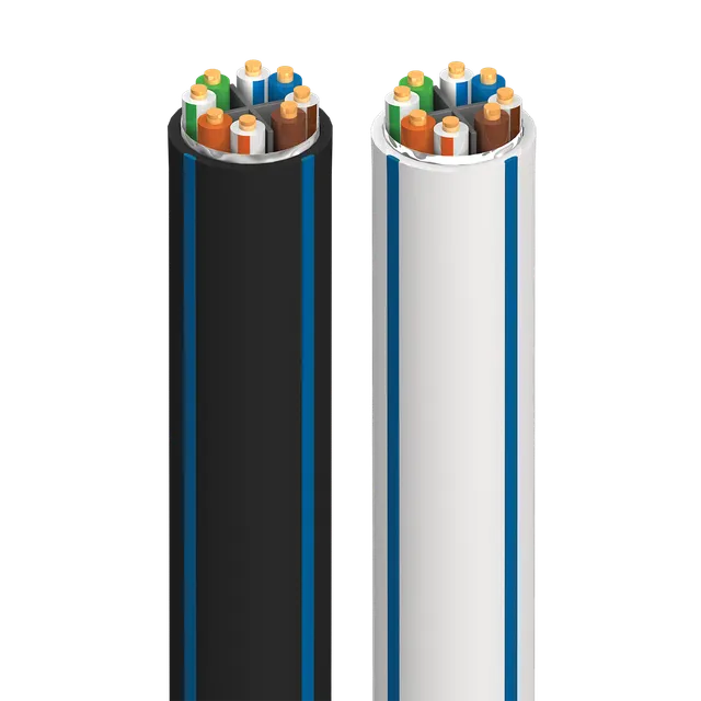 AudioQuest CAT 600 FMJ nettverkskabel 152 m sort
