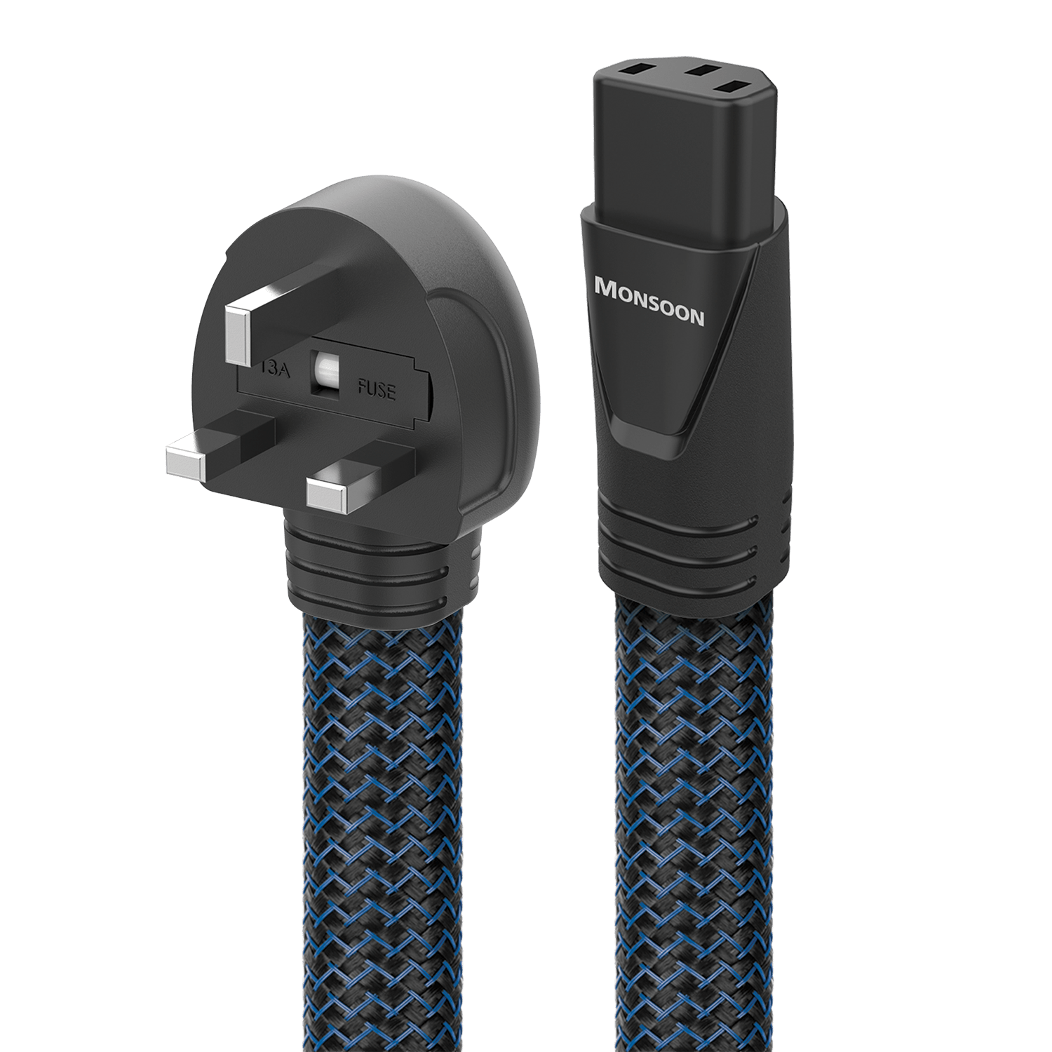 AudioQuest Monsoon strømkabel 2 m C13 Schuko skjermet