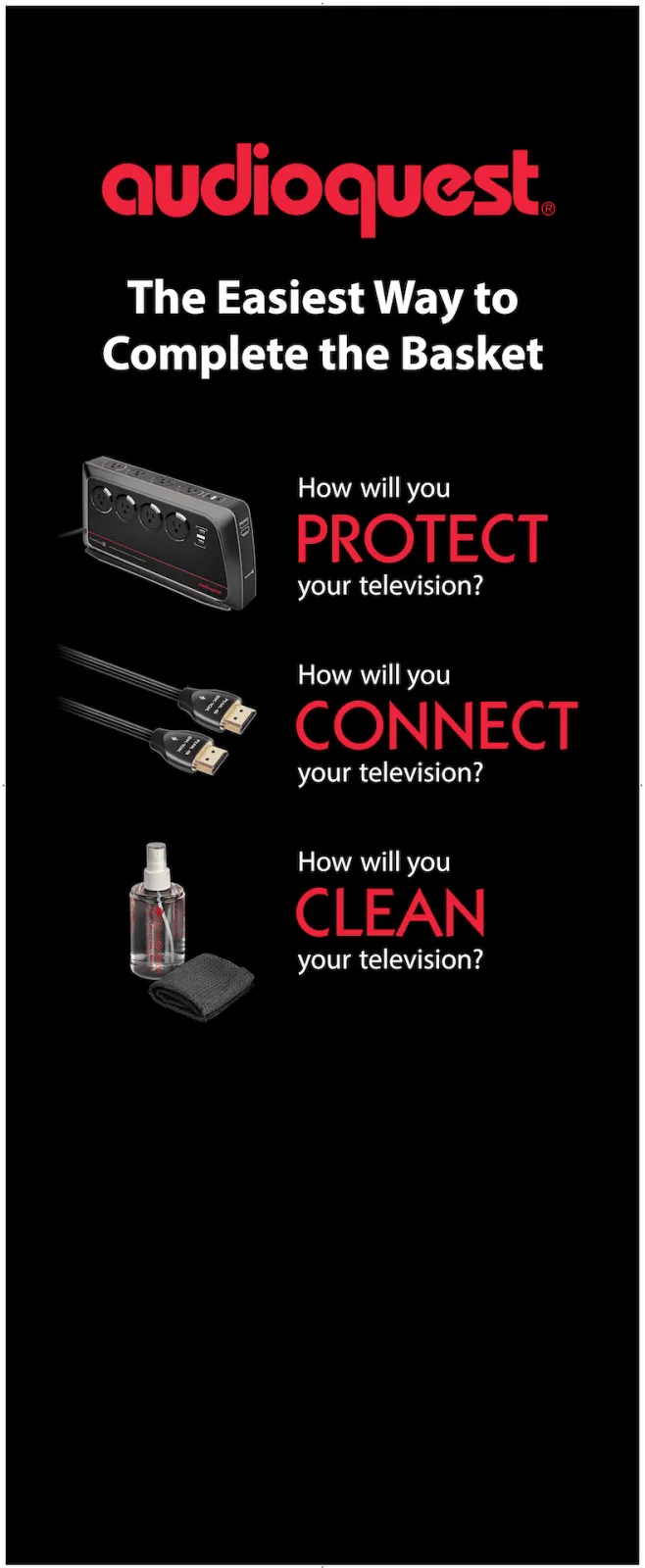 AudioQuest Protect Connect Clean display butikk