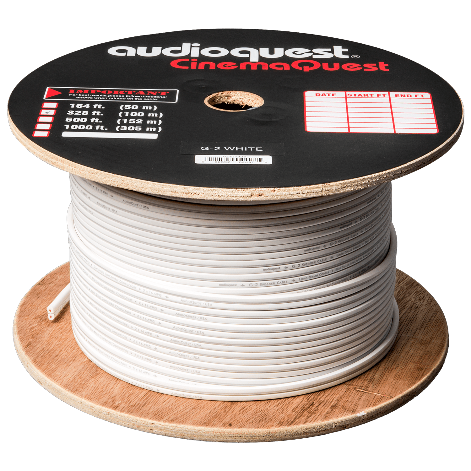 AudioQuest G2 høyttalerkabel 16 AWG