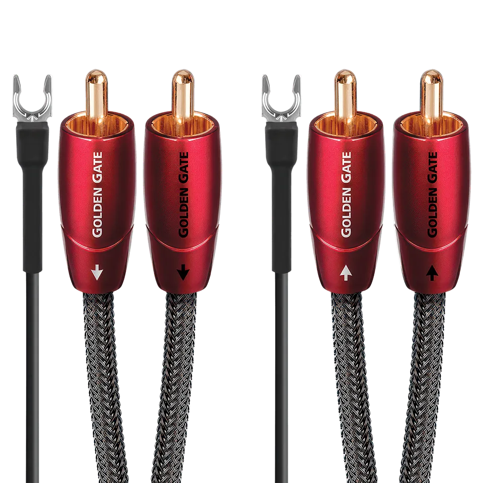 AudioQuest Golden Gate platespillerkabel RCA PSC