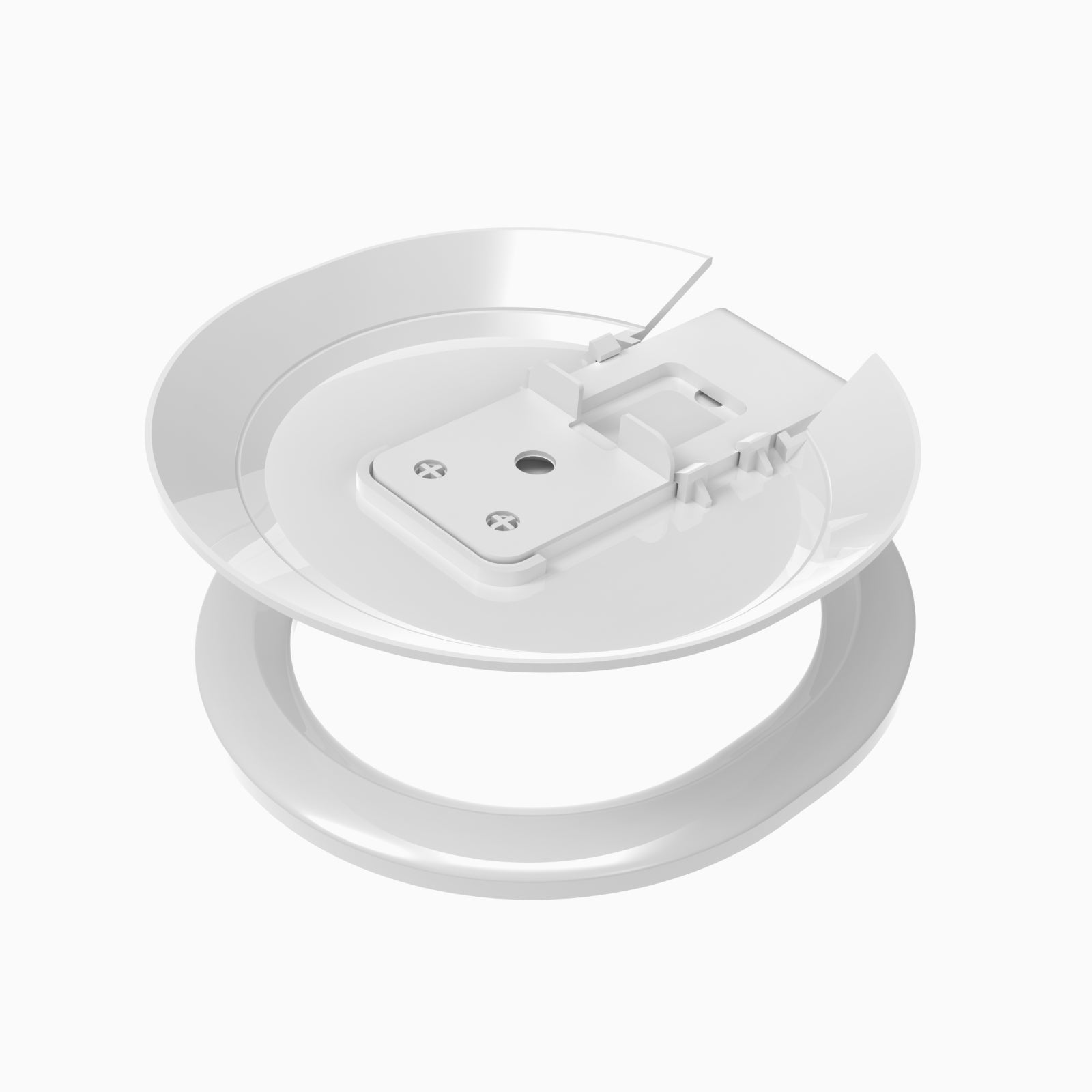 Flexson Sonos Era 100 bordstativ hvit vinklet lyd