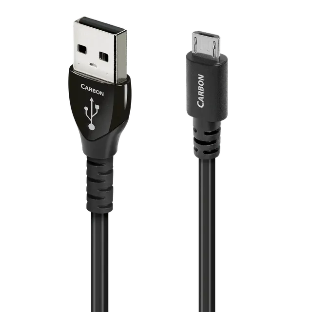 AudioQuest Carbon USB-A til Micro-B kabel 5% sølv