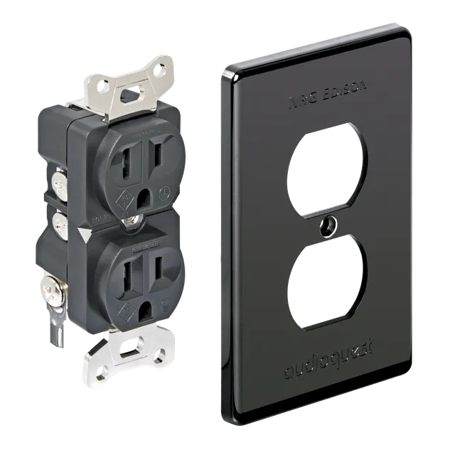 AudioQuest NRG Edison stikkontakt duplex 230V sølvbelagt