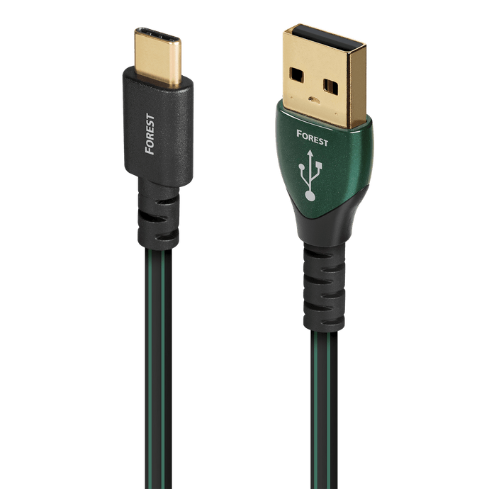 AudioQuest Forest USB-C til A USB-kabel 0,5 % sølv