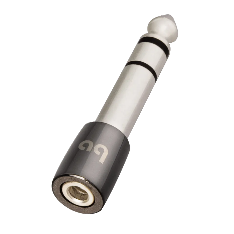 AudioQuest 3,5 mm til 6,3 mm hodetelefonadapter
