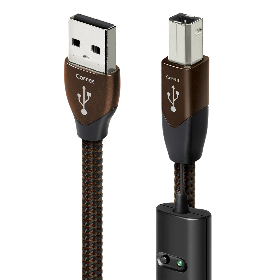 AudioQuest Coffee USB-kabel A til B 10 % sølv DBS