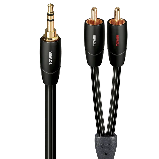 AudioQuest Tower 3,5 mm til RCA kabel LGC
