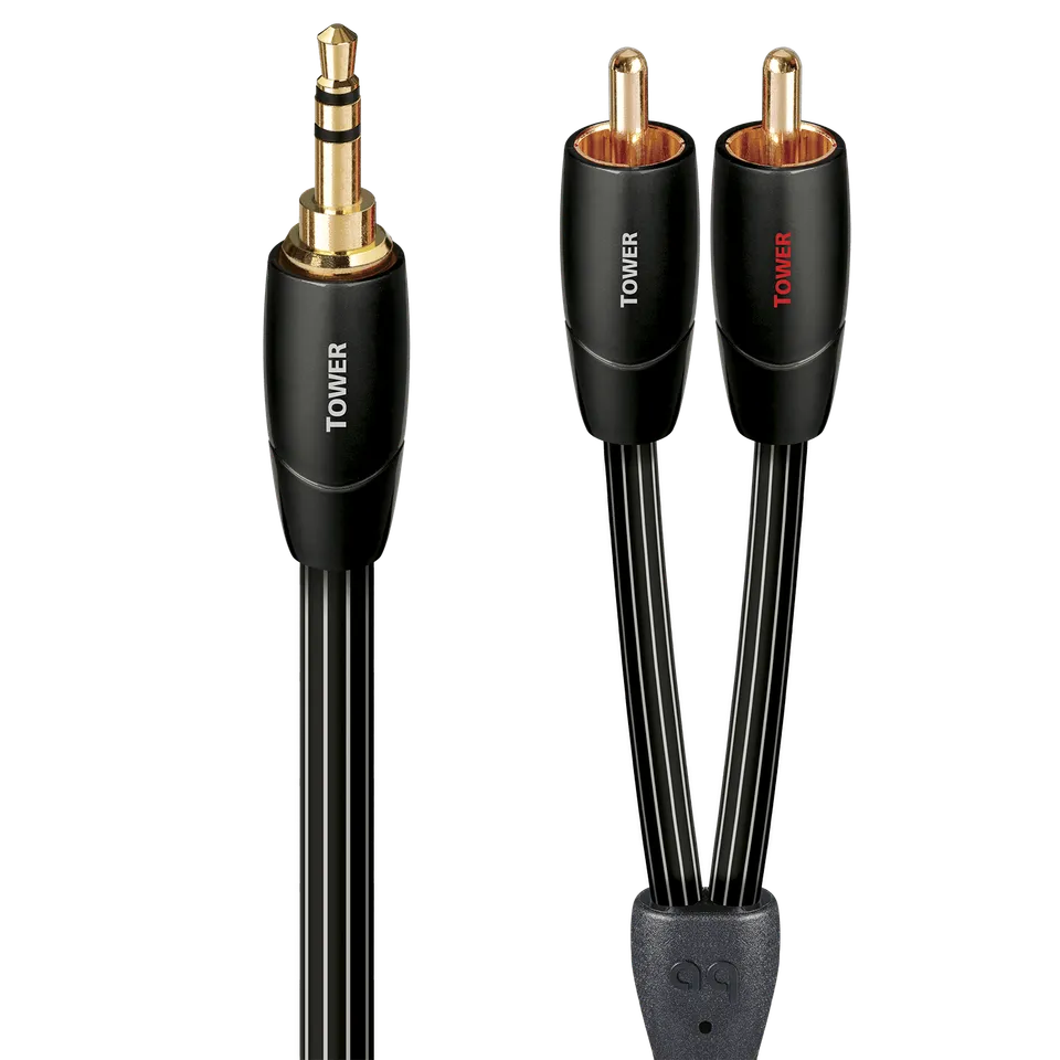 AudioQuest Tower 3,5 mm til RCA lydkabel kobber