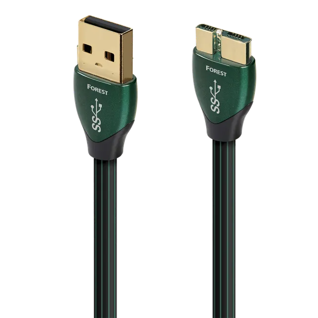 AudioQuest Forest USB-kabel A-Micro B 0,5 % sølv lyd