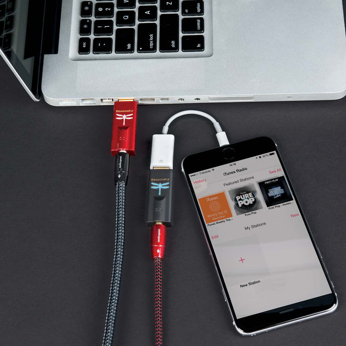 AudioQuest DragonFly Black USB DAC hodetelefon 1,2V