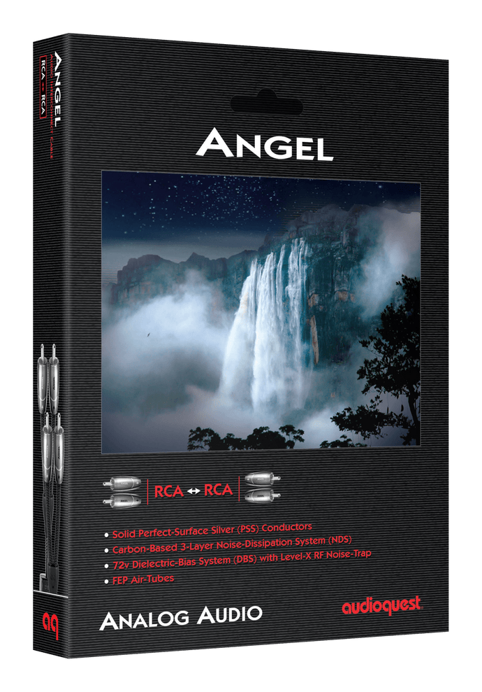AudioQuest Angel RCA signalkabel sølv hvit