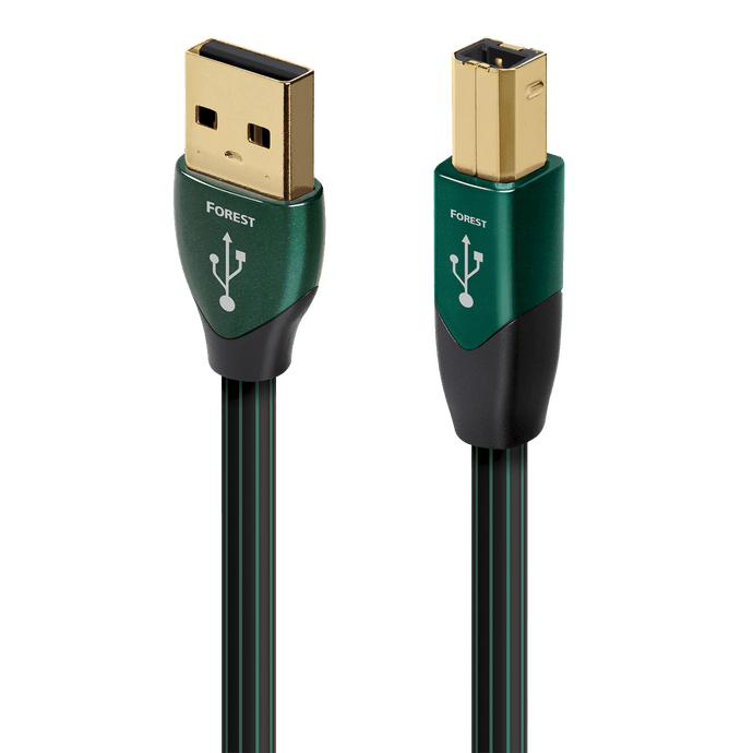 AudioQuest Forest USB-A til B USB-kabel 0,5 % sølv