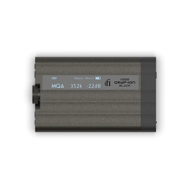 iFi Audio xDSD Gryphon DAC hodetelefonforsterker svart bærbar