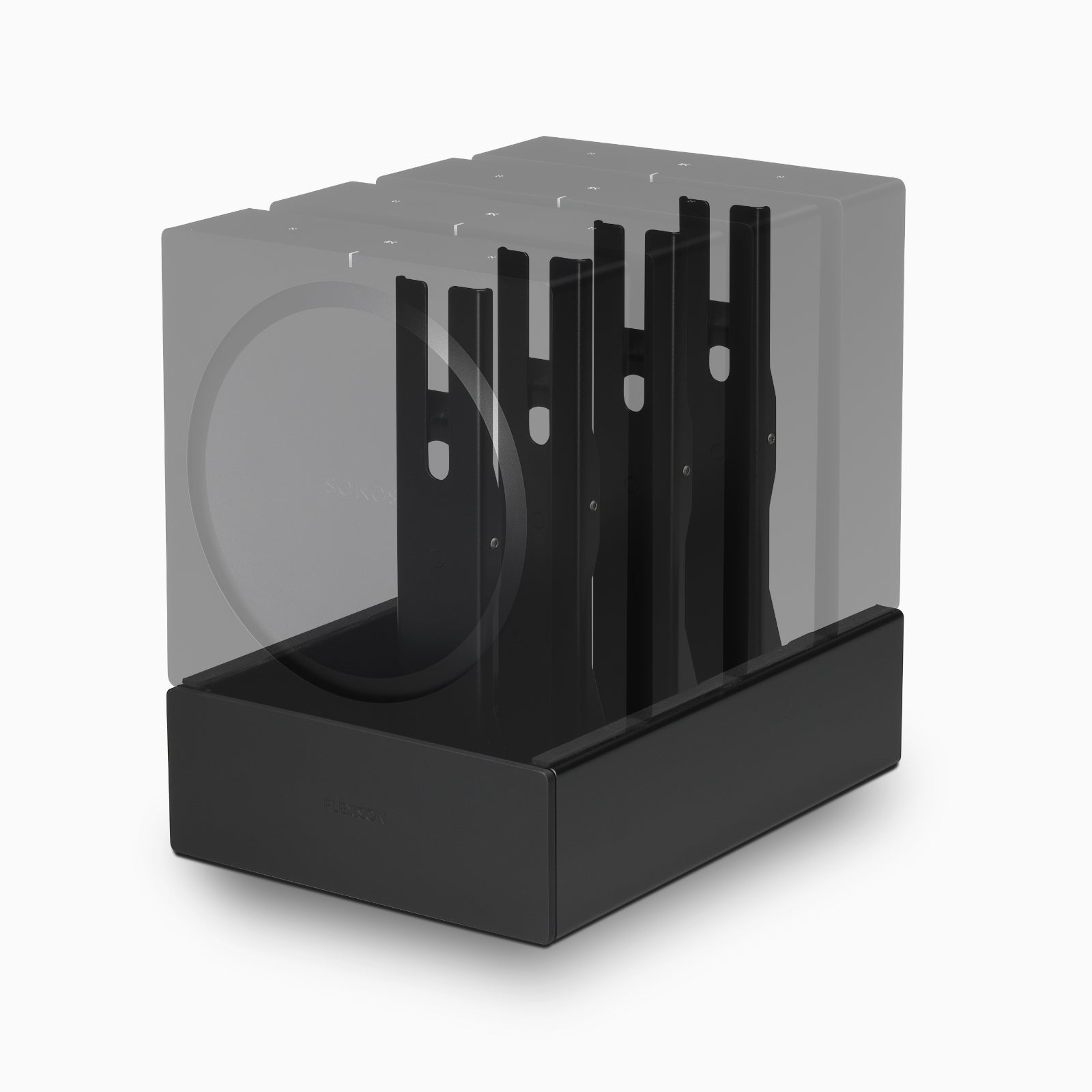 Flexson Sonos Amp dock svart 4-plass