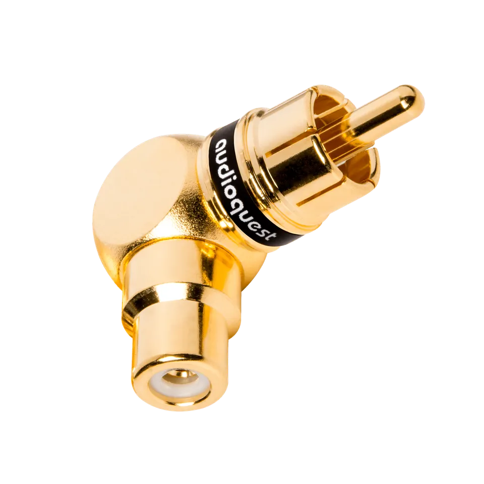 AudioQuest RCA 90 grader vinkeladapter kobber