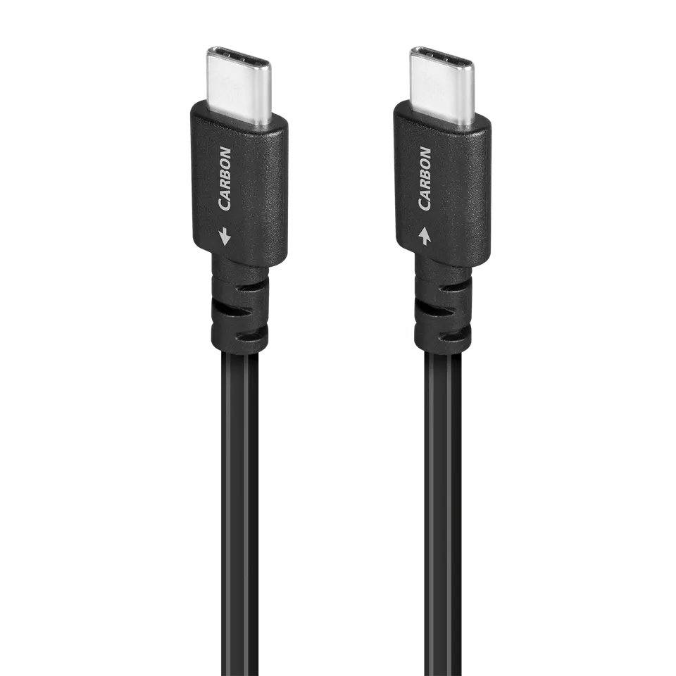 AudioQuest Carbon USB-C kabel C-C 5 % sølv