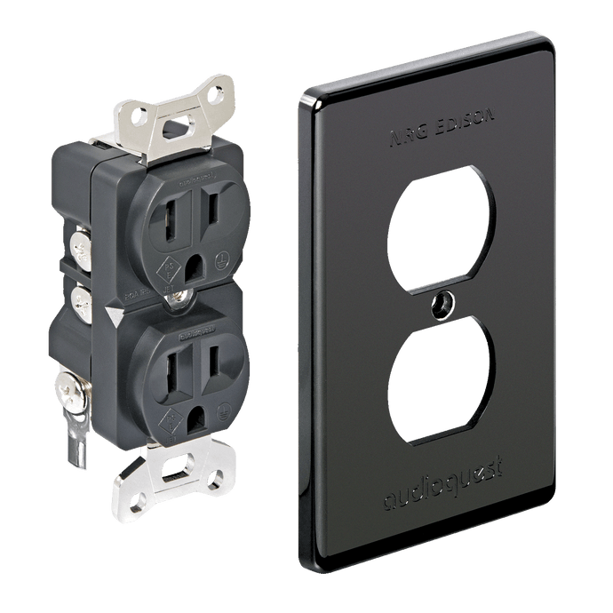 AudioQuest NRG Edison stikkontakt duplex 230V sølvbelagt