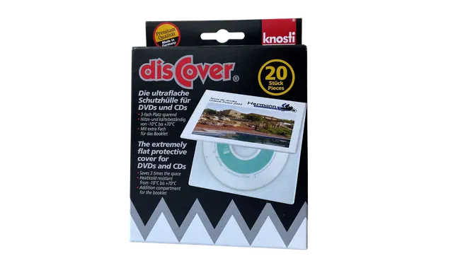 Knosti disCover CD-cover 20-pakning