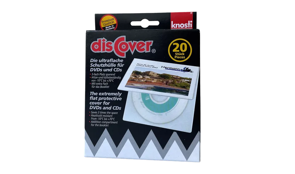 Knosti disCover CD-cover 20-pakning
