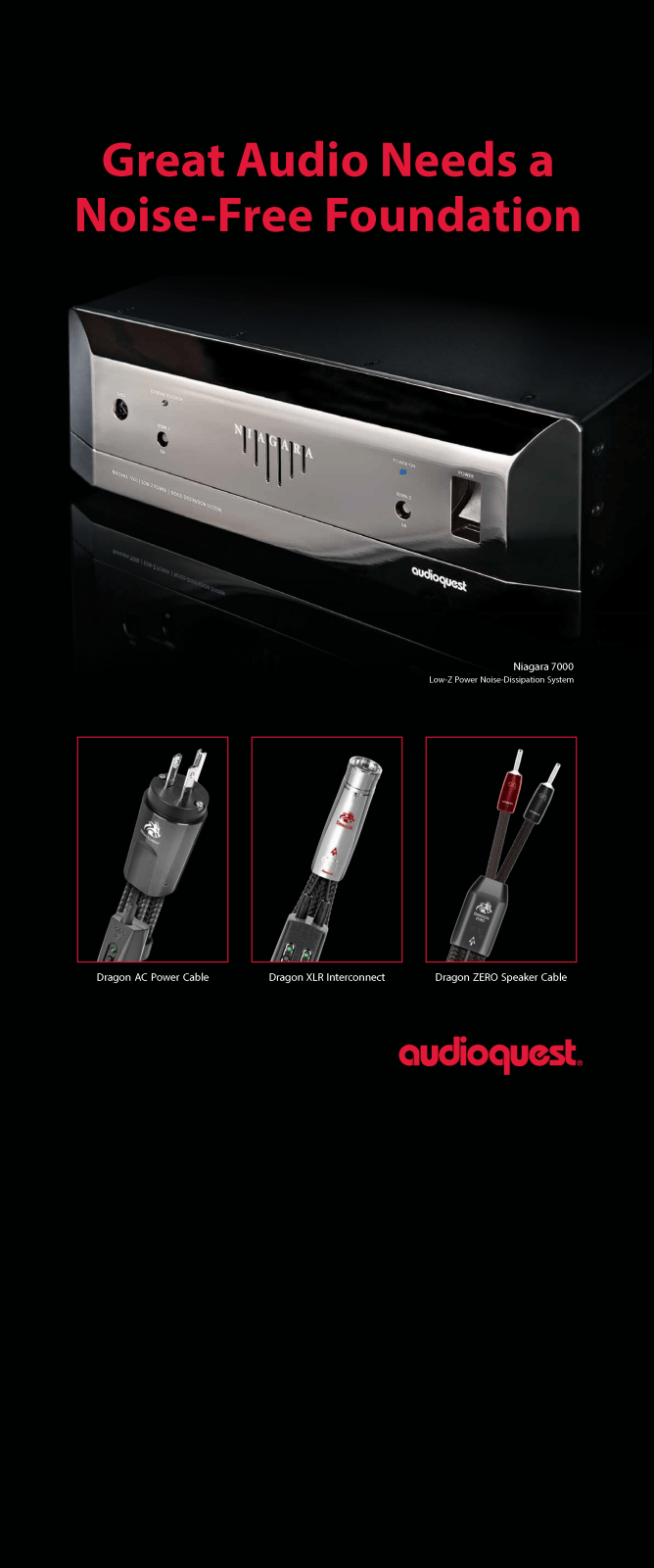 AudioQuest Noise-Free plakat Dragon Niagara
