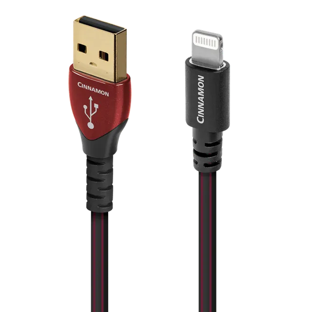 AudioQuest Cinnamon USB-A til Lightning kabel 0,75 m