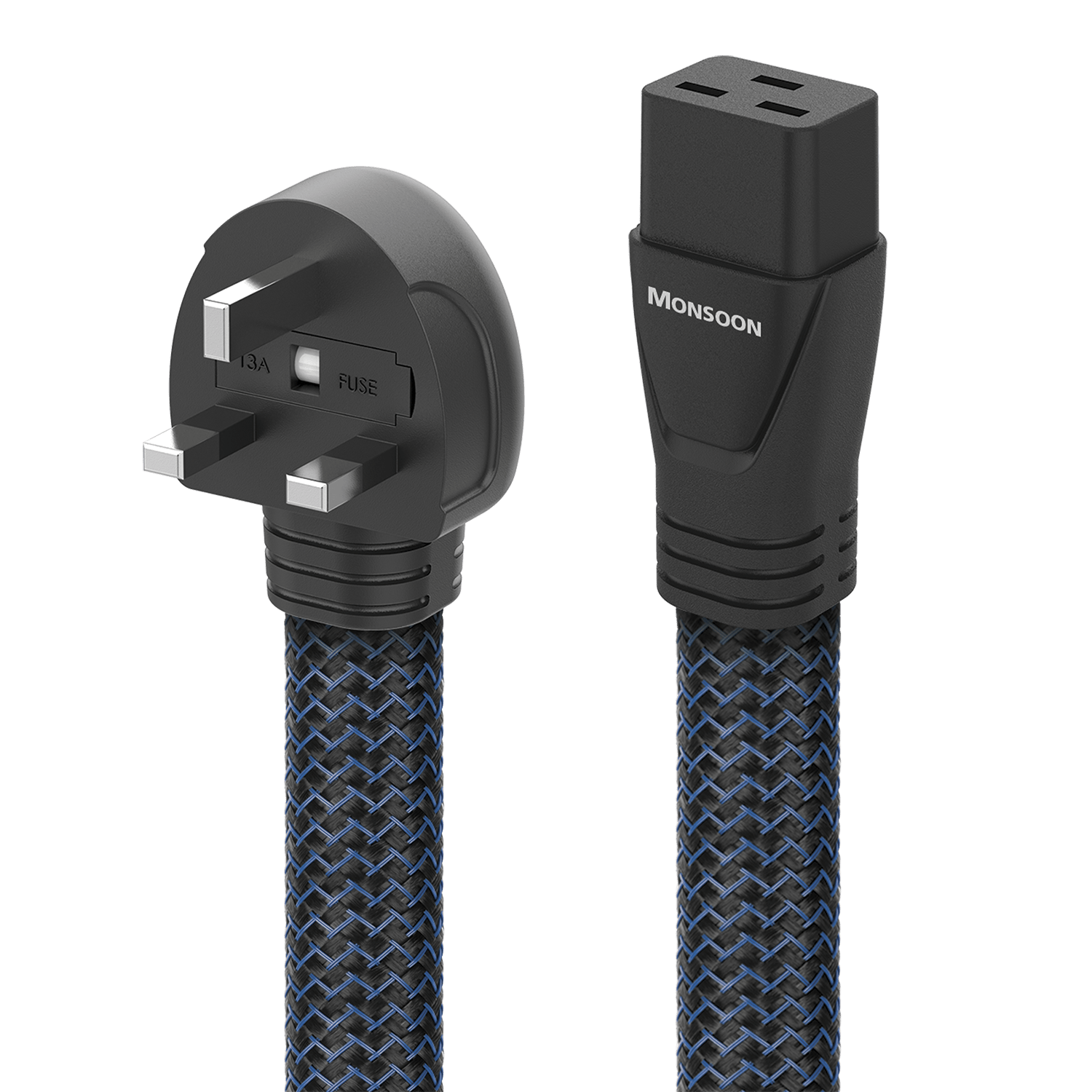 AudioQuest Monsoon strømkabel 2 m C13 Schuko skjermet