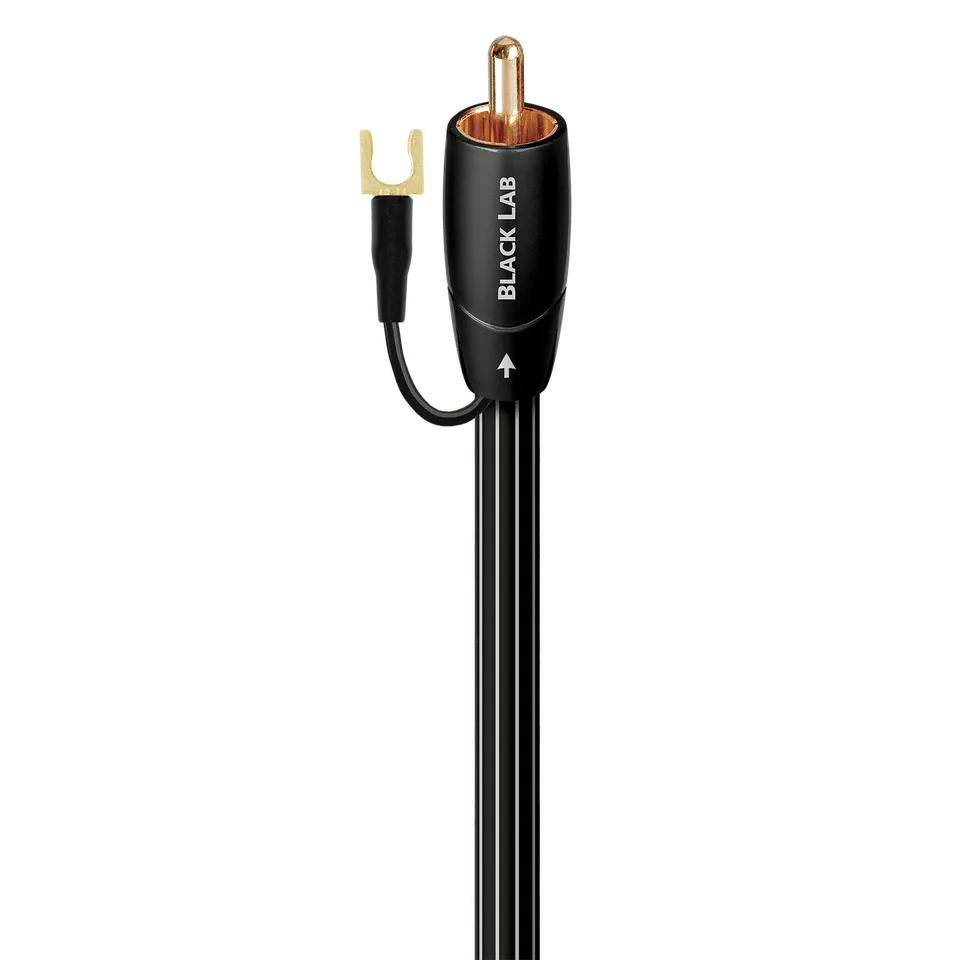 AudioQuest Black Lab RCA subwooferkabel 2 m kobber