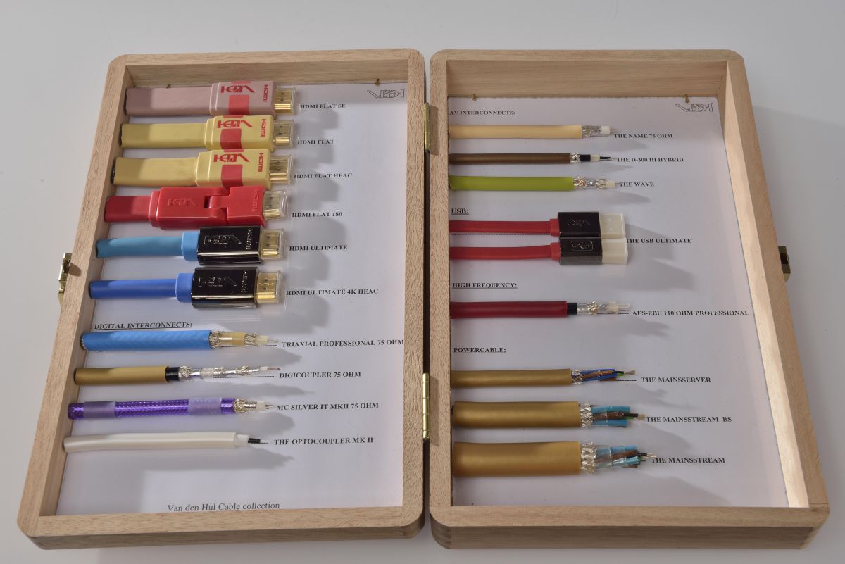 Van den Hul Cable Sample Box kabelprøver signal og høyttaler