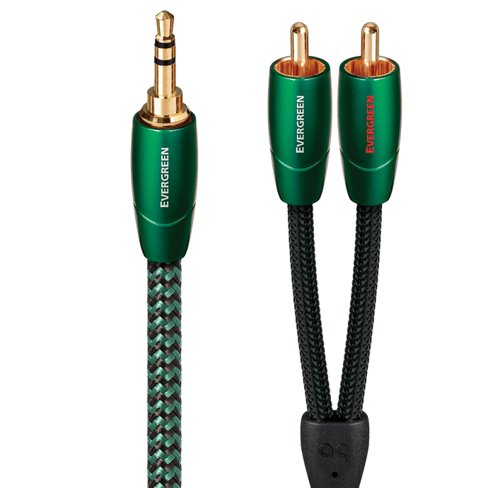 AudioQuest Evergreen minijack-RCA kabel 3,5 mm