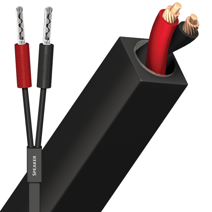 AudioQuest Q2 Full-Range høyttalerkabel LGC kobber