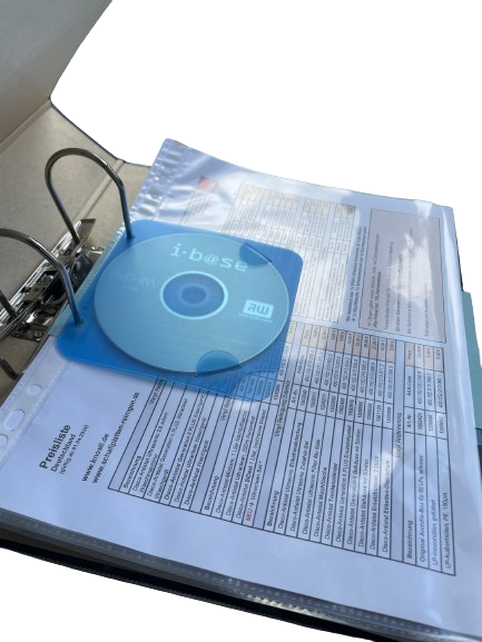 Knosti Slimcase 25 Light CD-cover blå 25-pk tynn