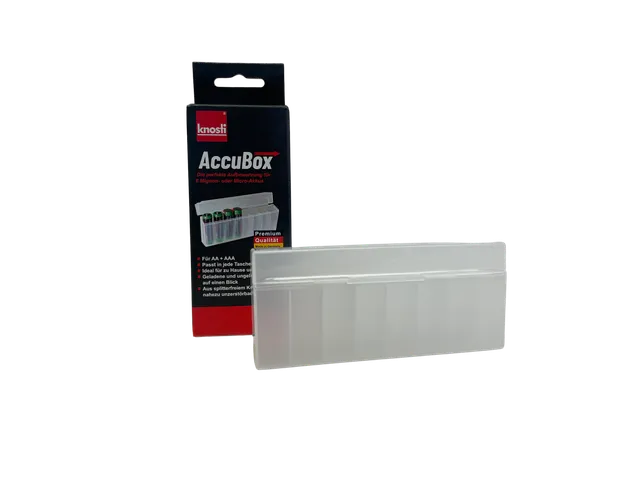 Knosti Accu-Box batteriboks 8 AA AAA sprutsikker