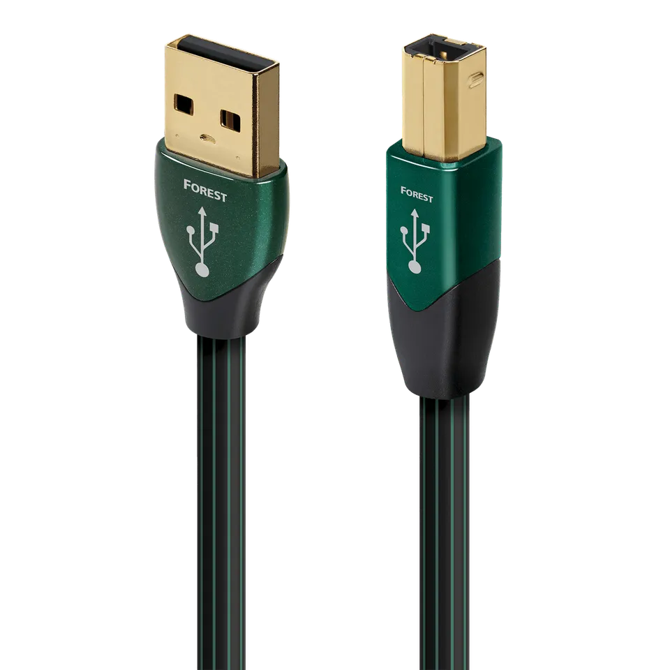 AudioQuest Forest USB-A til B USB-kabel 0,5 % sølv